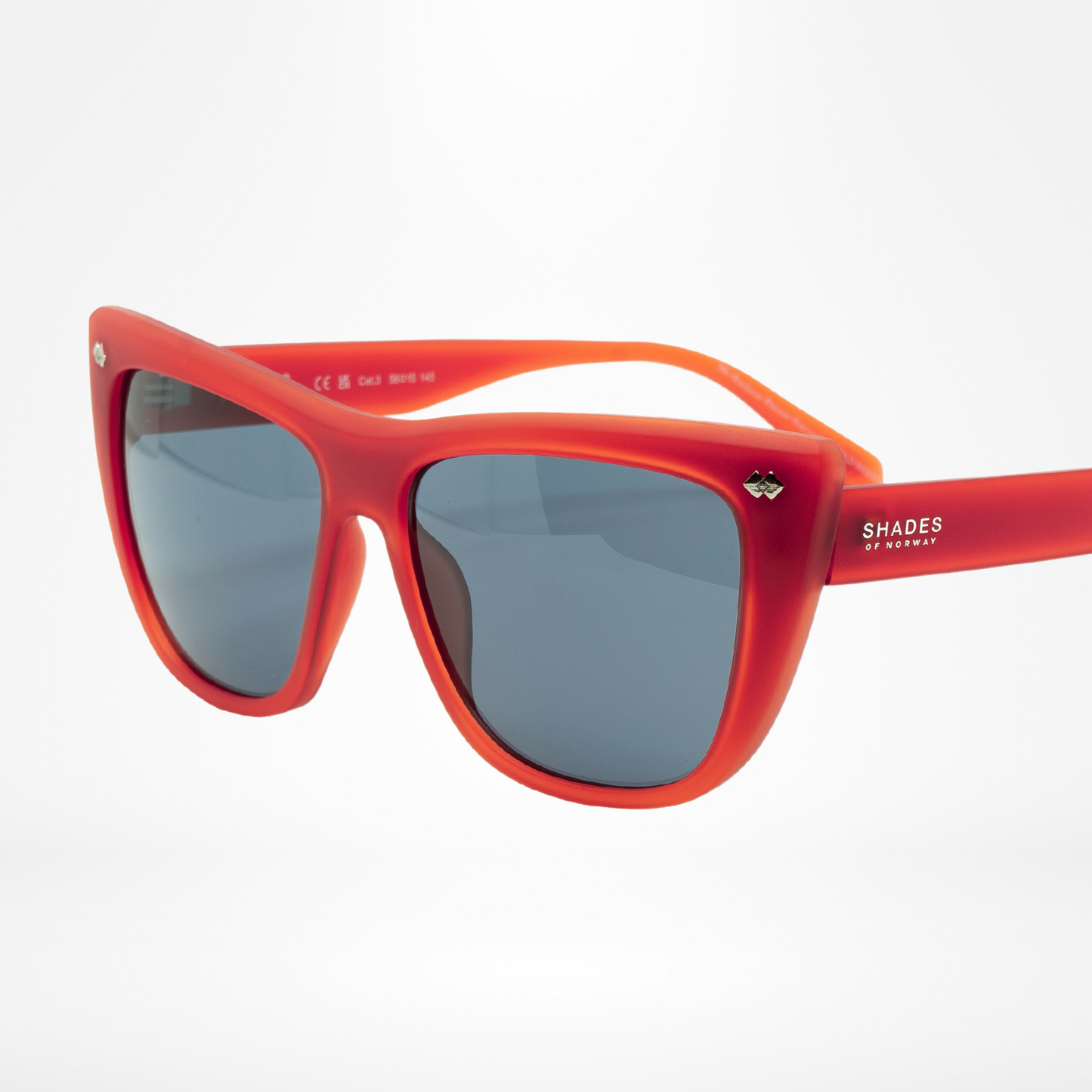 Bystranda Red・cat-eye sunglasses