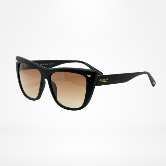Bystranda Sort・cat-eye solbriller