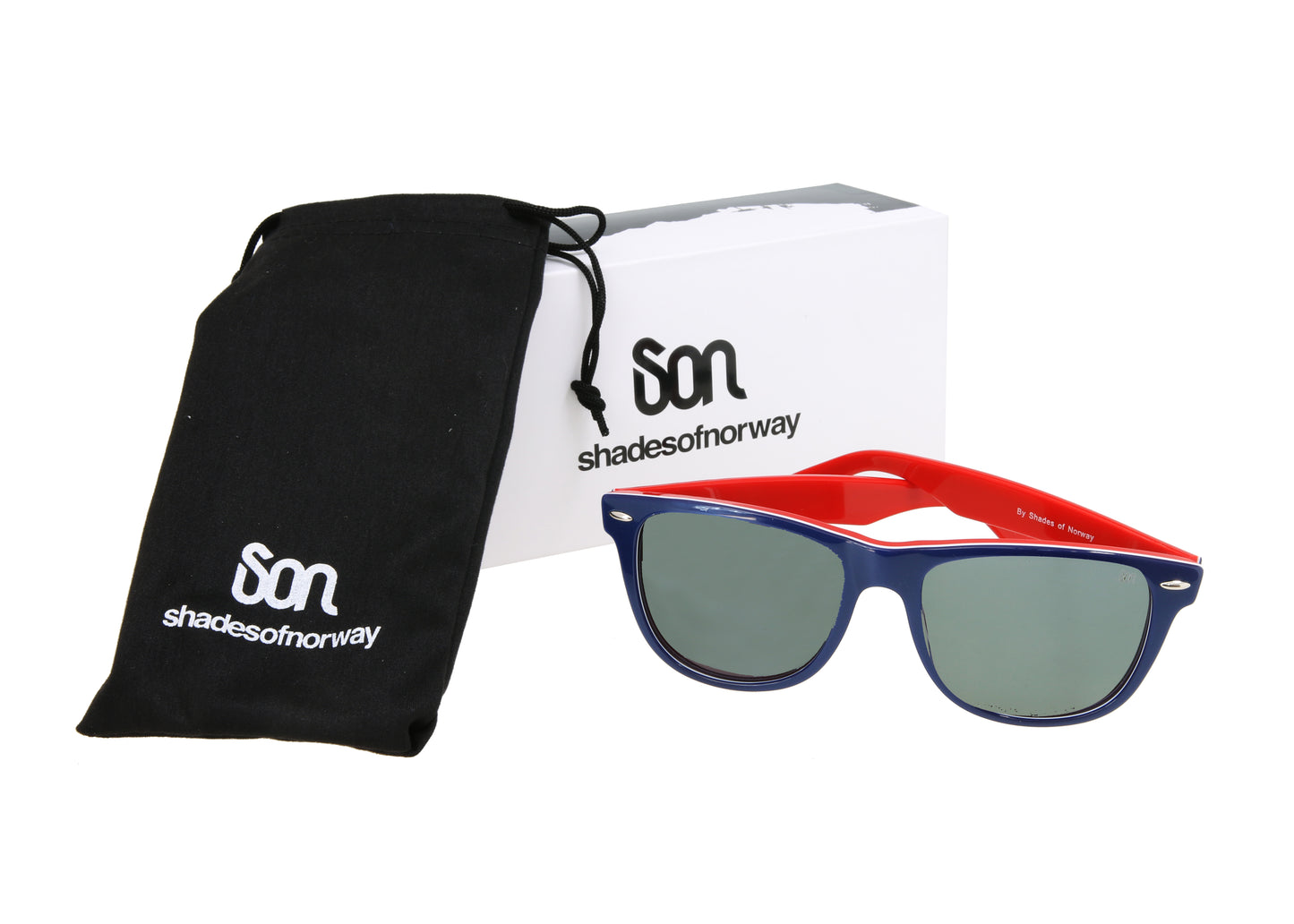 Solbriller med beskyttende pose