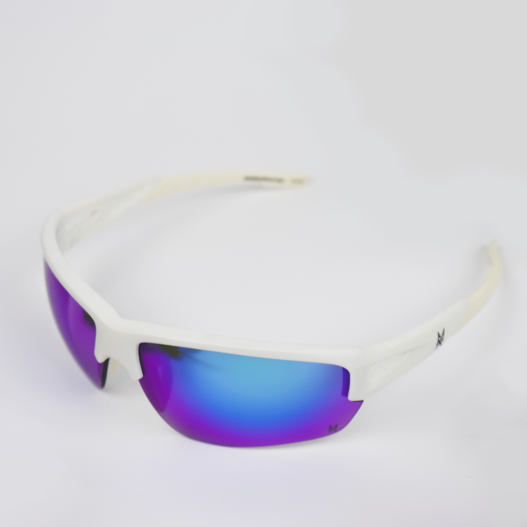 Hvite shades med polarisert linse